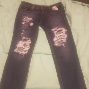 American eagle jeggings size 12 super stretch x